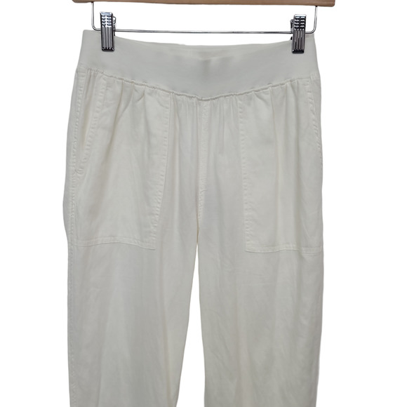 NWT Faherty Women's Arlie Day Linen Blend Pant in White Size Small - Picture 5 of 11
